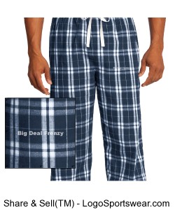 Young Mens Flannel Plaid Pant by District Design Zoom